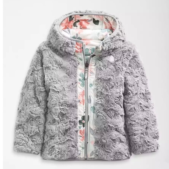 The North Face Toddler Reversible Mossbud Swirl Full Zip Hooded Jacket - Picture 2 of 7